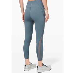 Lululemon Train Times Leggings 25” Blue Charcoal *High Waisted*